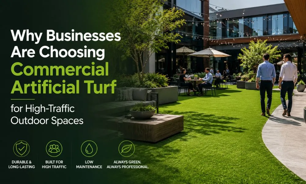 Why Businesses Are Choosing Commercial Artificial Turf for High-Traffic Outdoor Spaces