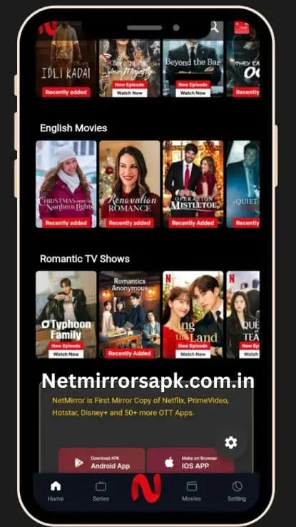 NetMirror APK Download for Android Entertainment