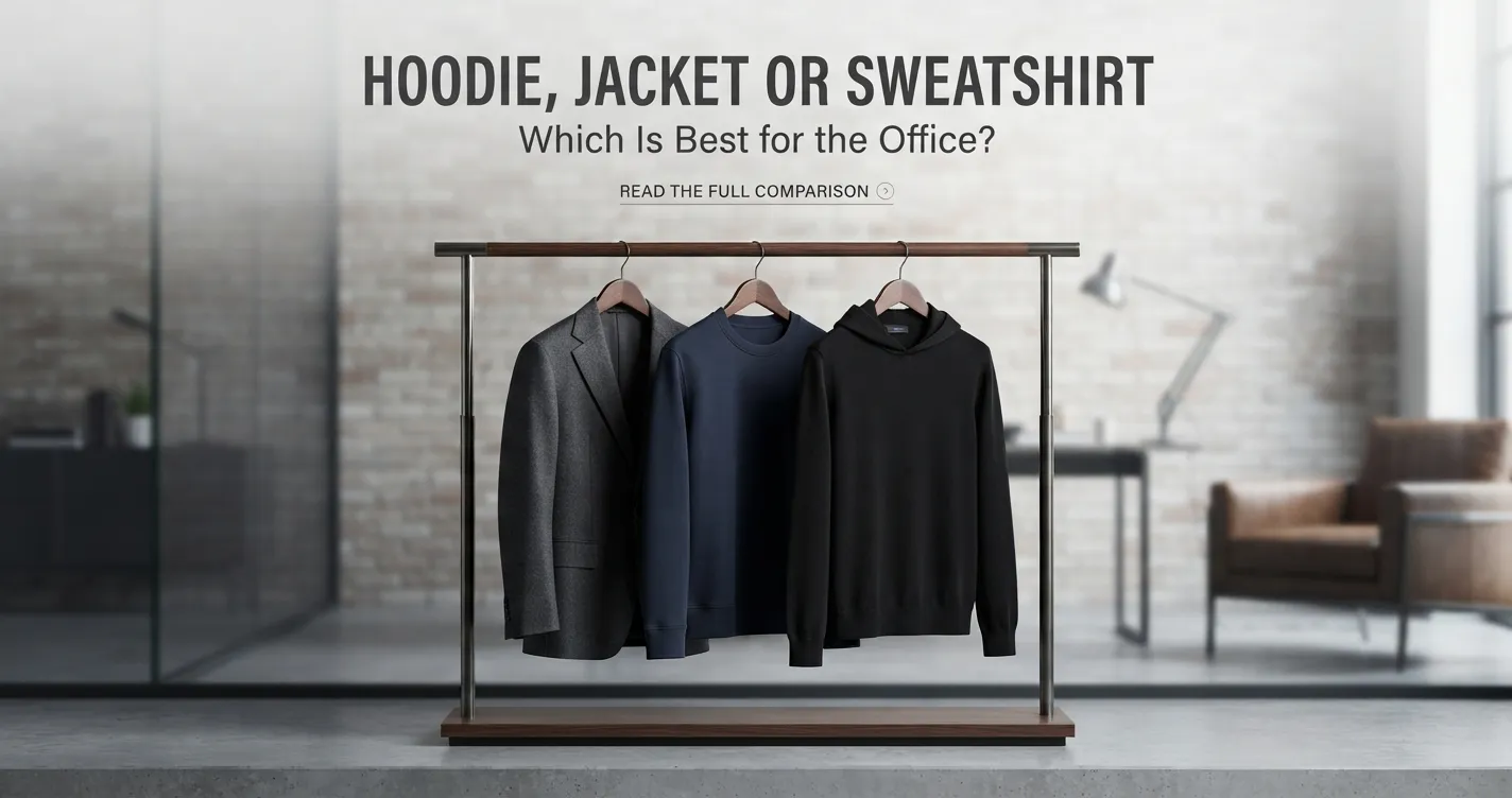 Hoodie, Jacket or Sweatshirt: Which Is Best for the Office?