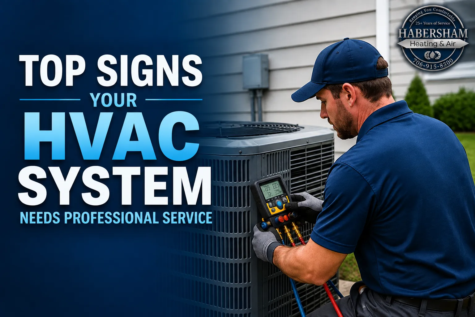 Top Signs Your HVAC System Needs Professional Service