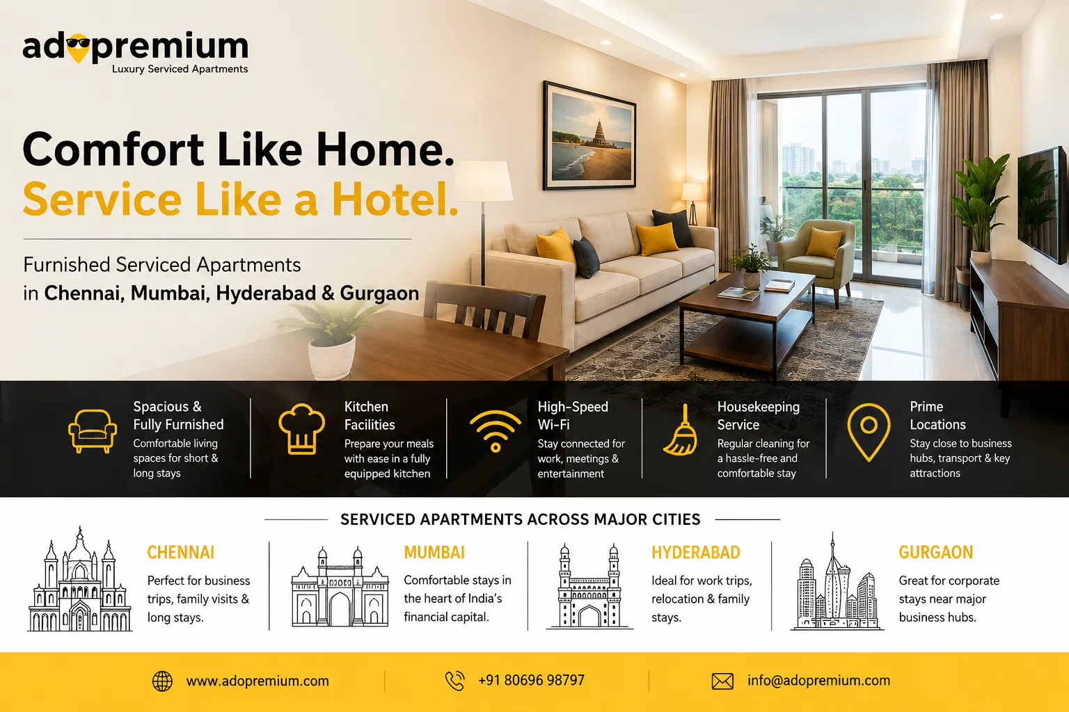 A More Comfortable Way to Stay: Serviced Apartments in Chennai for Work, Family and Longer Visits