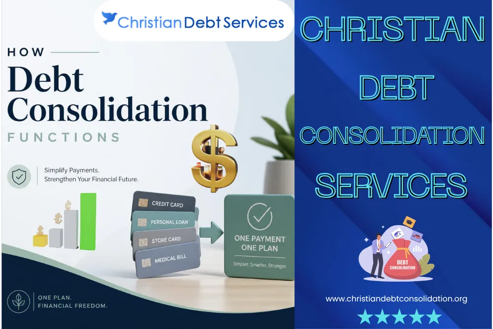 How Debt Consolidation Functions by Christian Debt Solutions?