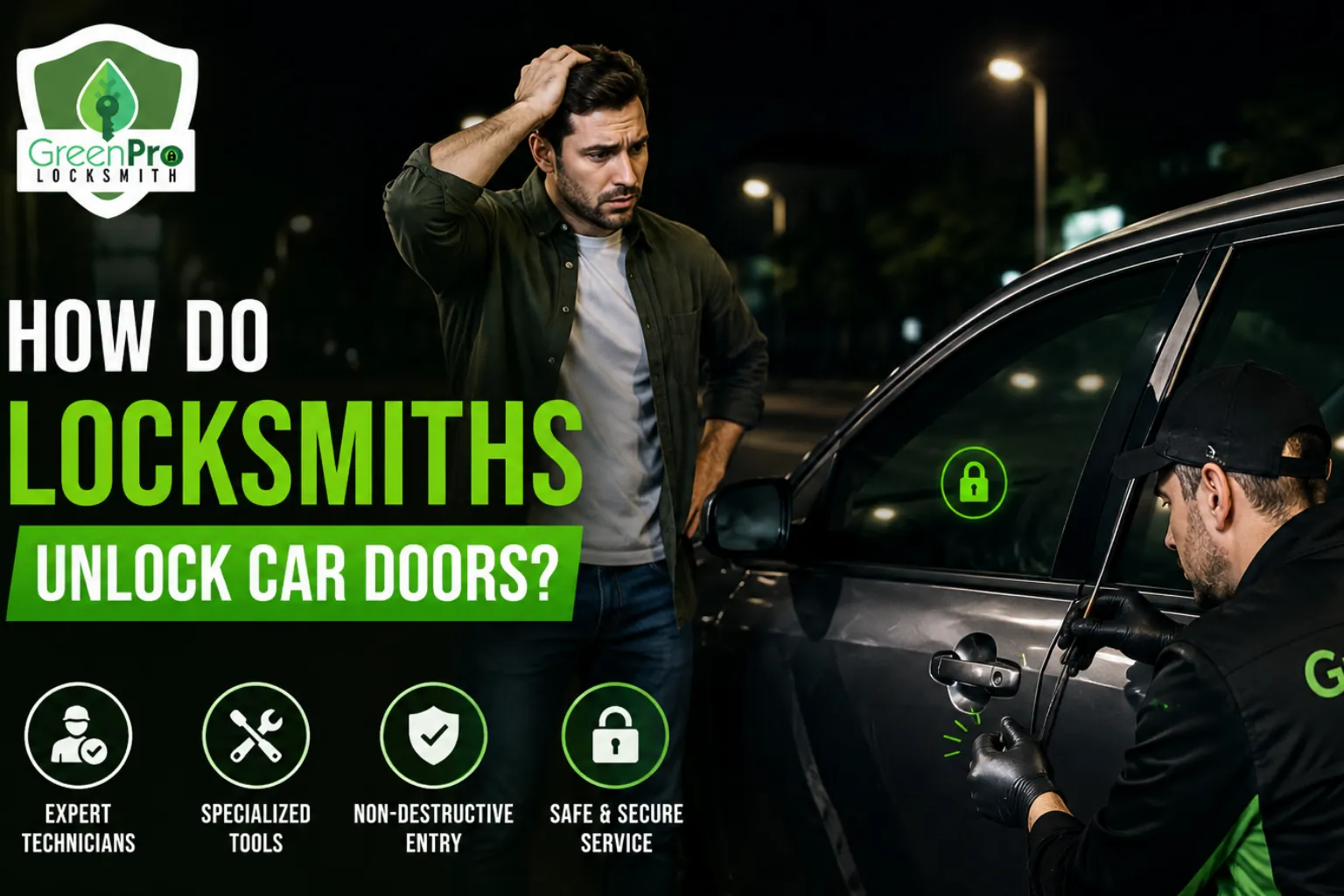 How Do Locksmiths Unlock Car Doors?