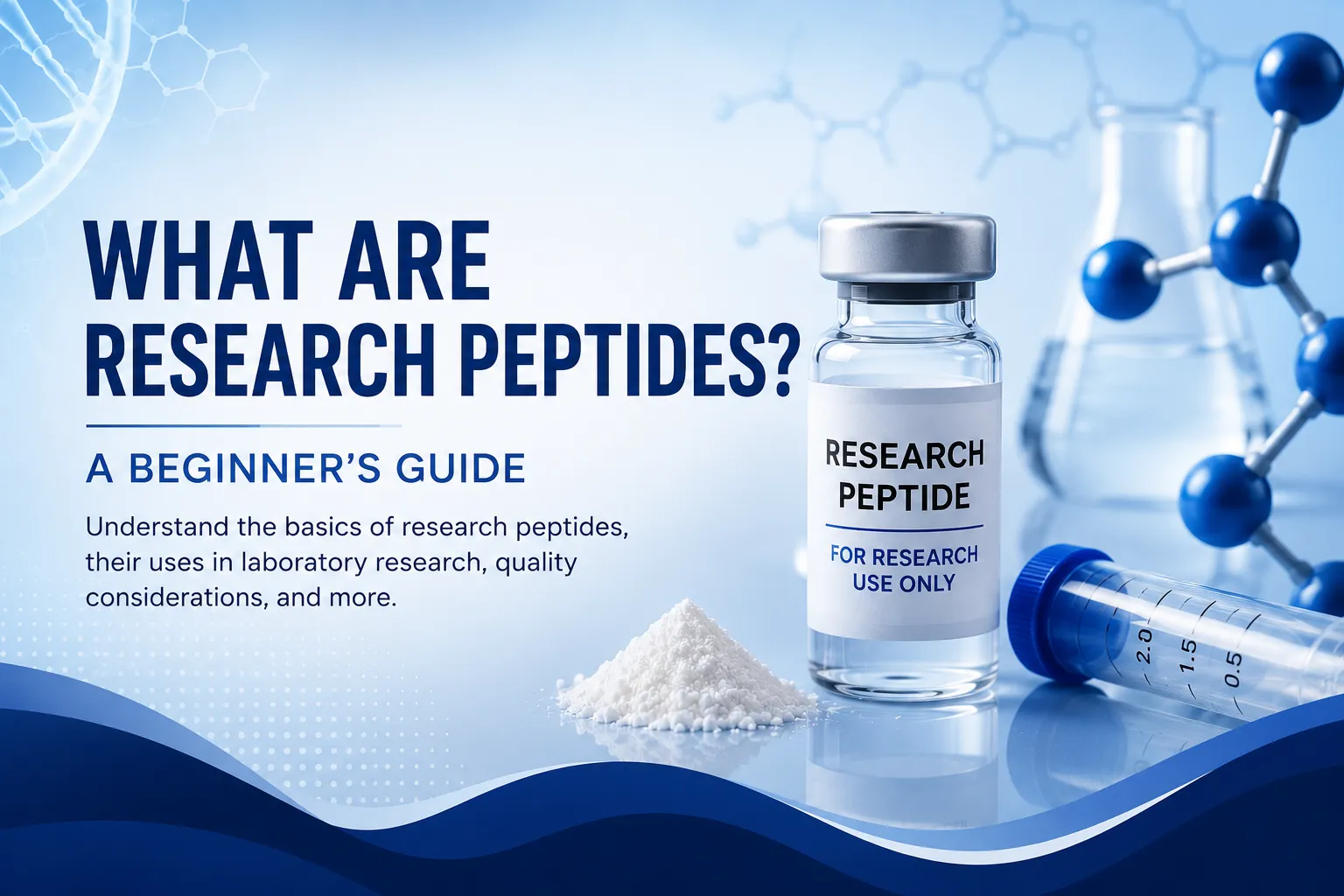 What Are Research Peptides? A Beginner’s Guide