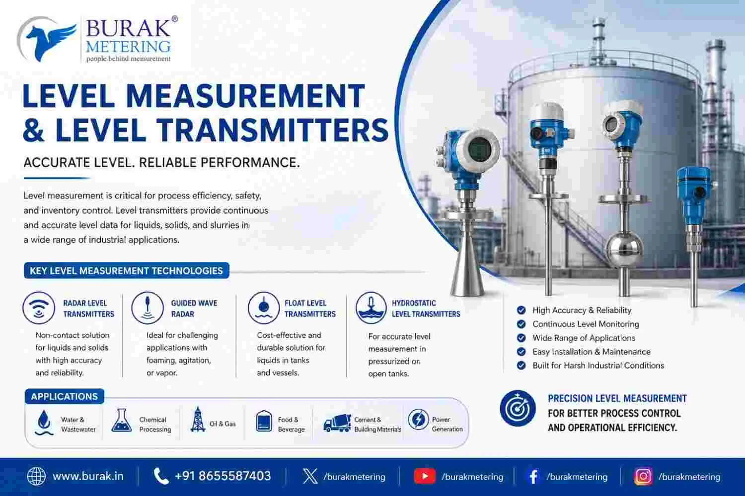 Level Measurement & Level Transmitters: Understanding Industrial Level Measurement