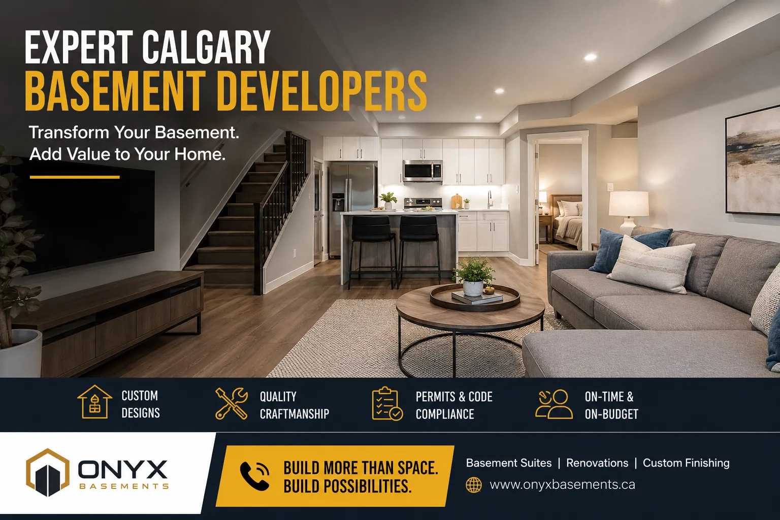 Expert Calgary Basement Developers: Creating Functional, Stylish Basement Suites