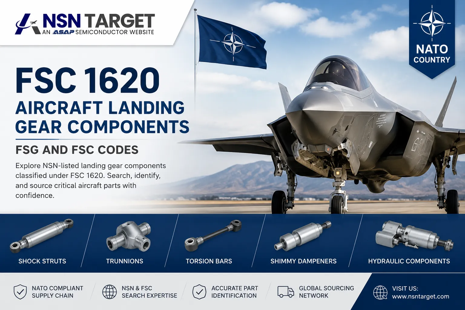 FSC 1620 Aircraft Landing Gear Components: Understanding FSG and FSC Codes