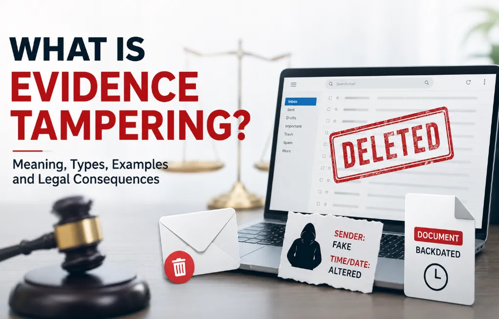 Evidence Tampering Explained: Legal Meaning, Red Flags, and How It Gets Exposed