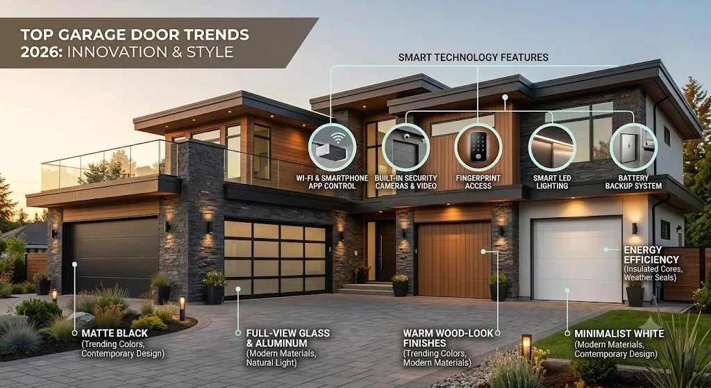 Modern Garage Door Designs Trending This Year