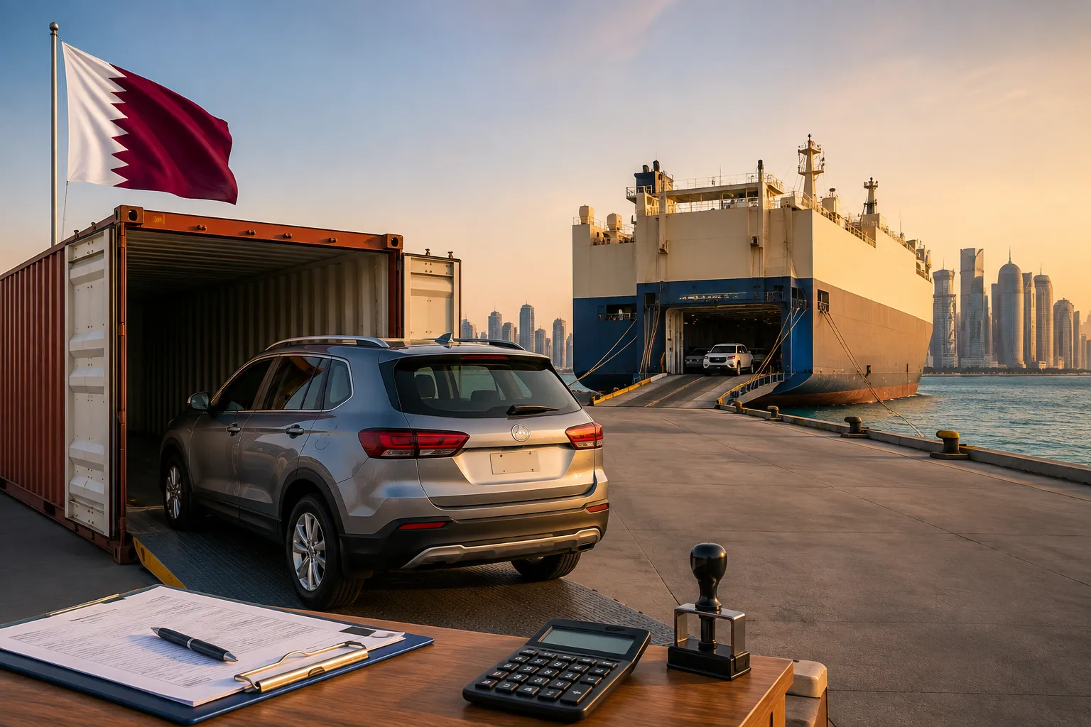 Exporting Vehicles from Qatar: Rules, Paperwork, and Costs