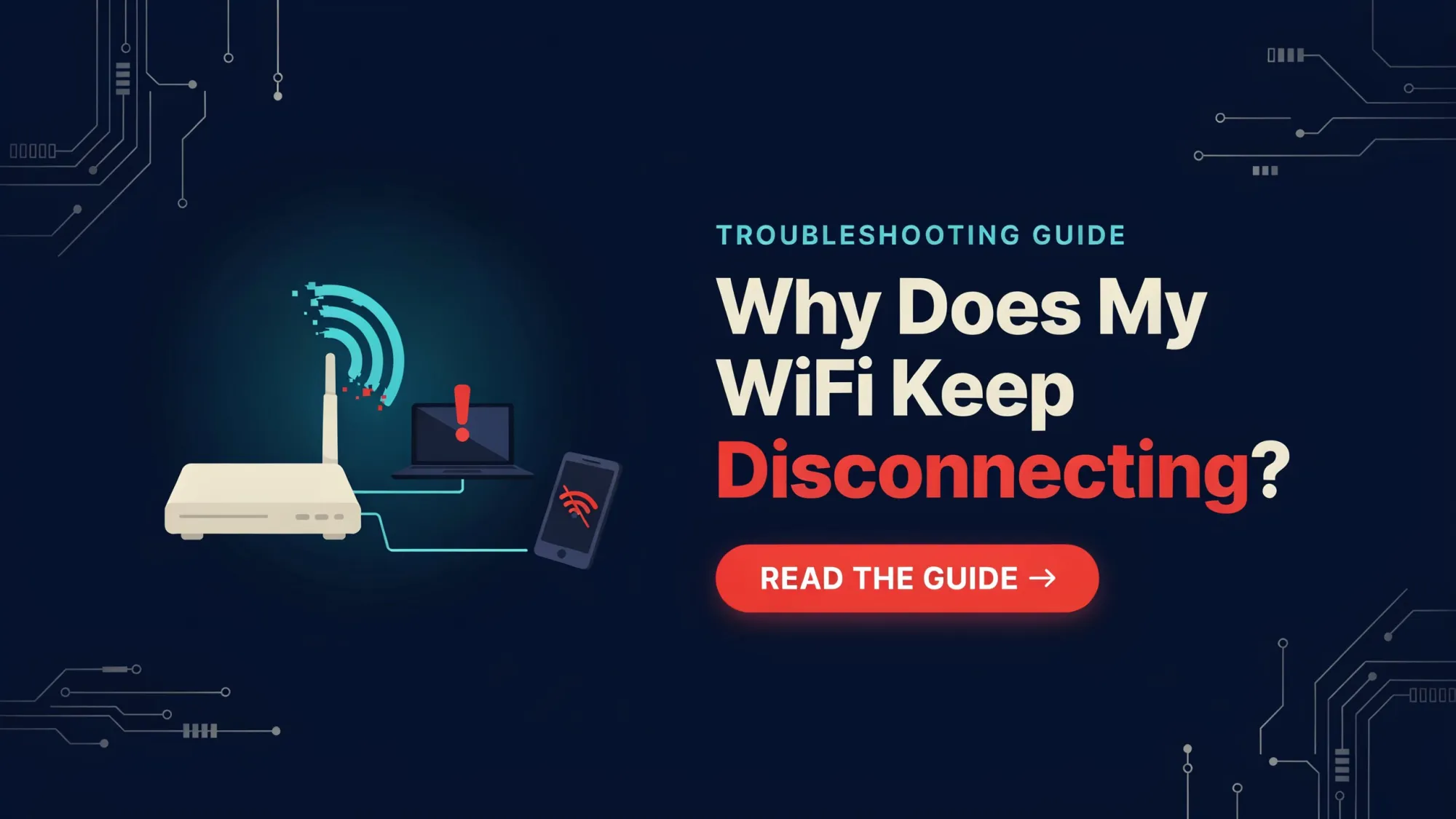 Why Does My WiFi Keep Disconnecting? Common Causes and Fixes