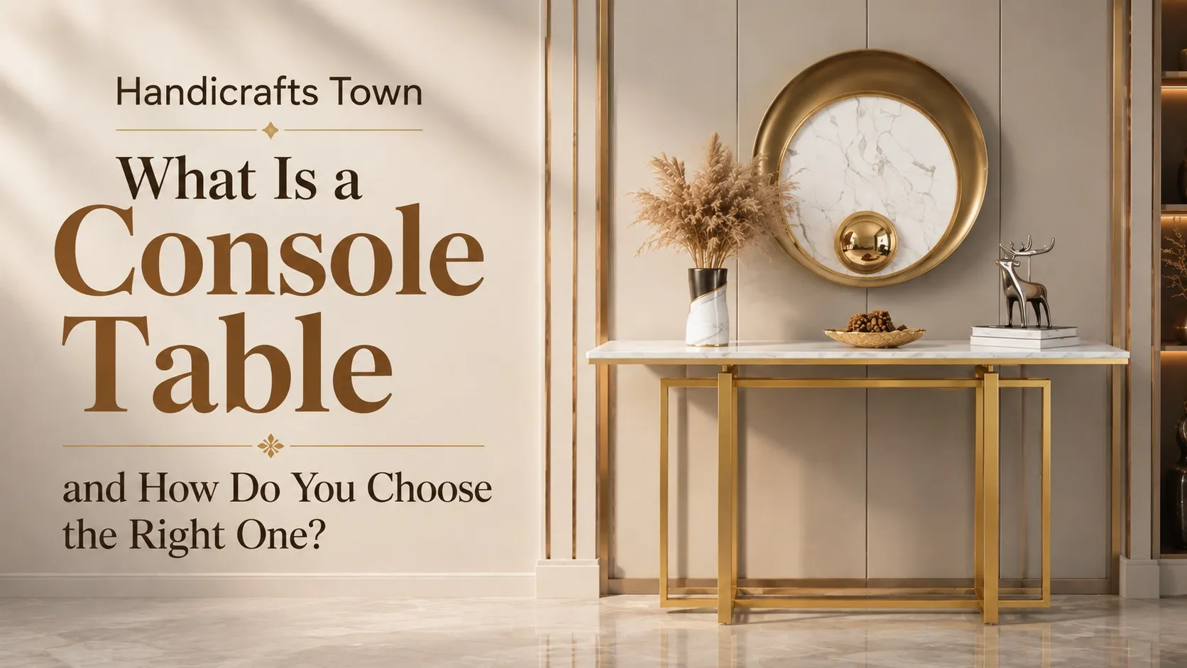 What Is a Console Table and How Do You Choose the Right One?