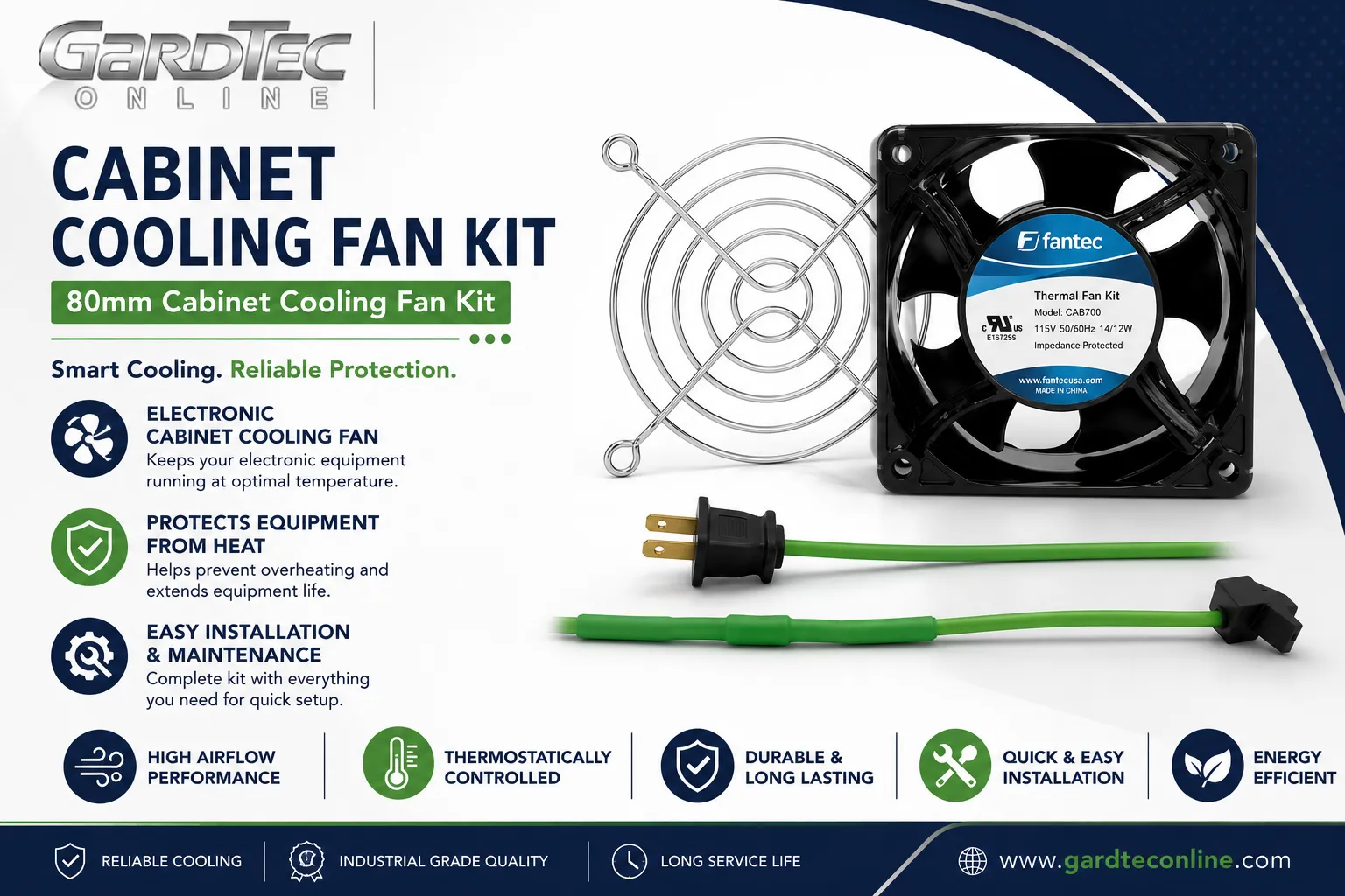 How Can a Cabinet Cooling Fan Kit Improve Enclosure Ventilation?