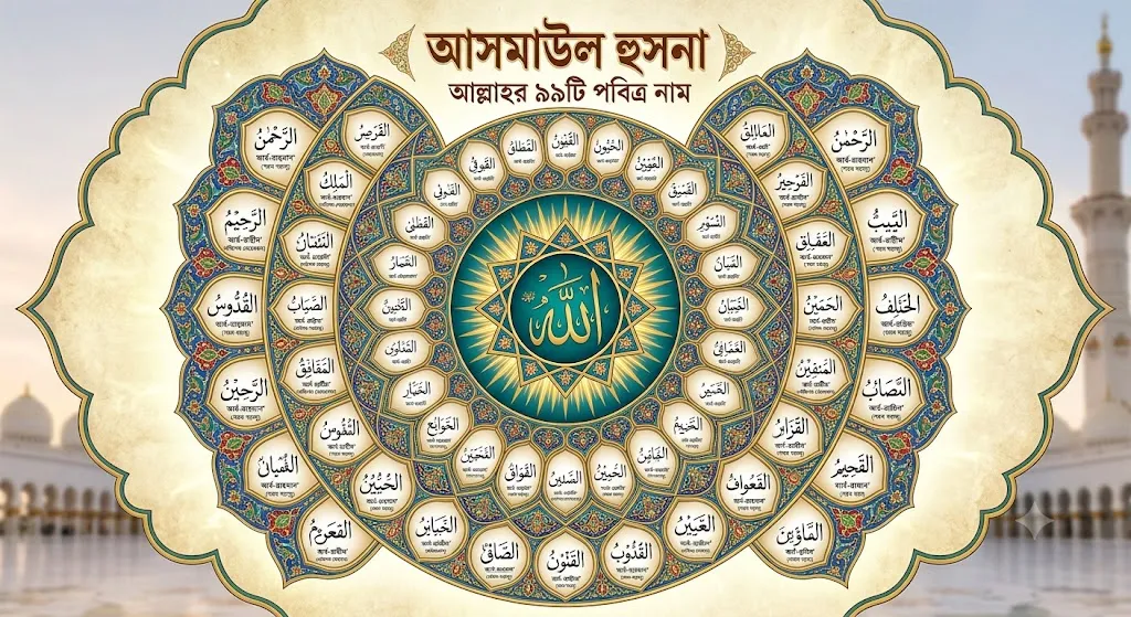 আসমাউল হুসনা: আল্লাহর সুন্দর নামসমূহের তাৎপর্য, গুরুত্ব ও প্রয়োগ