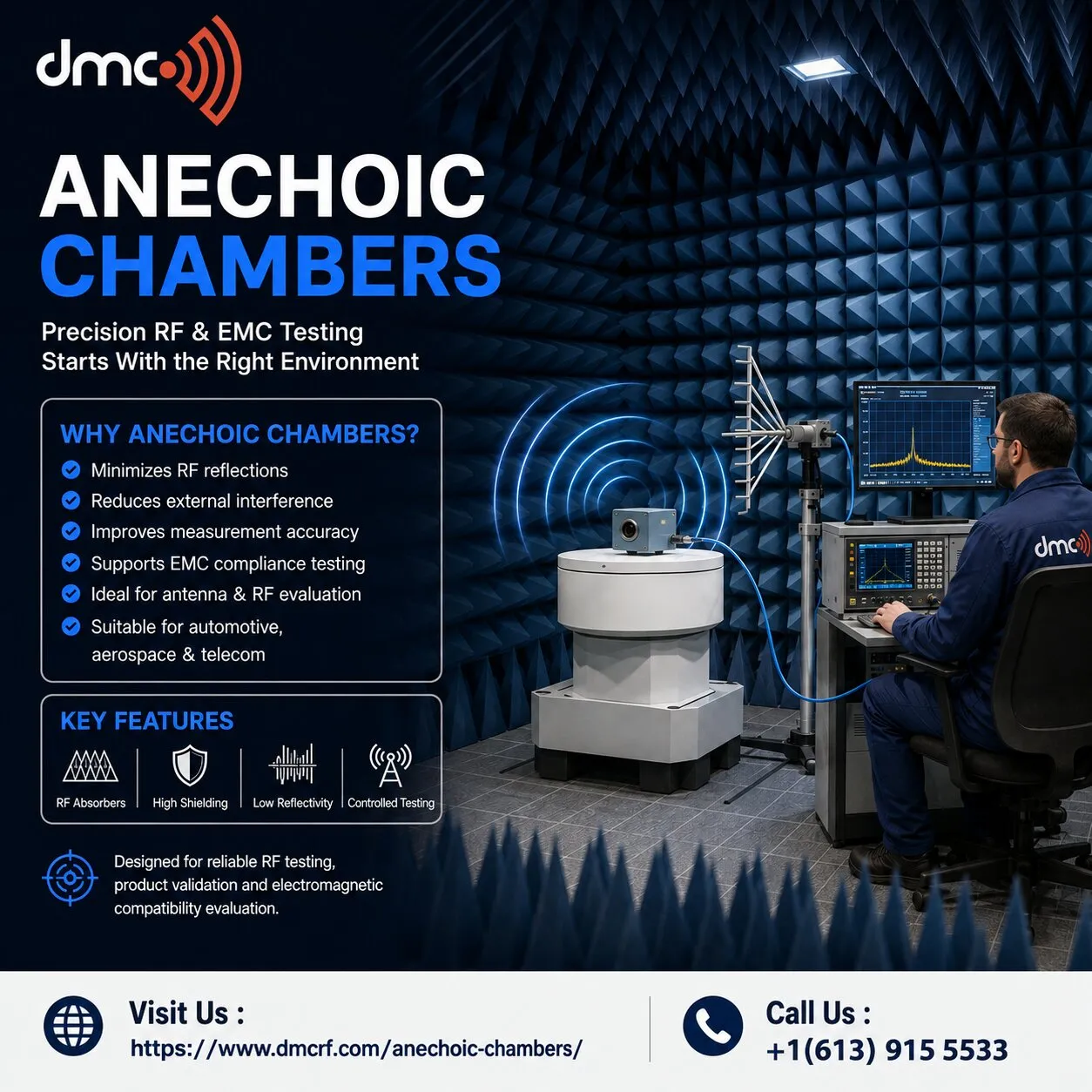 How Anechoic Chambers Support Precise RF Testing and Reliable Product Development