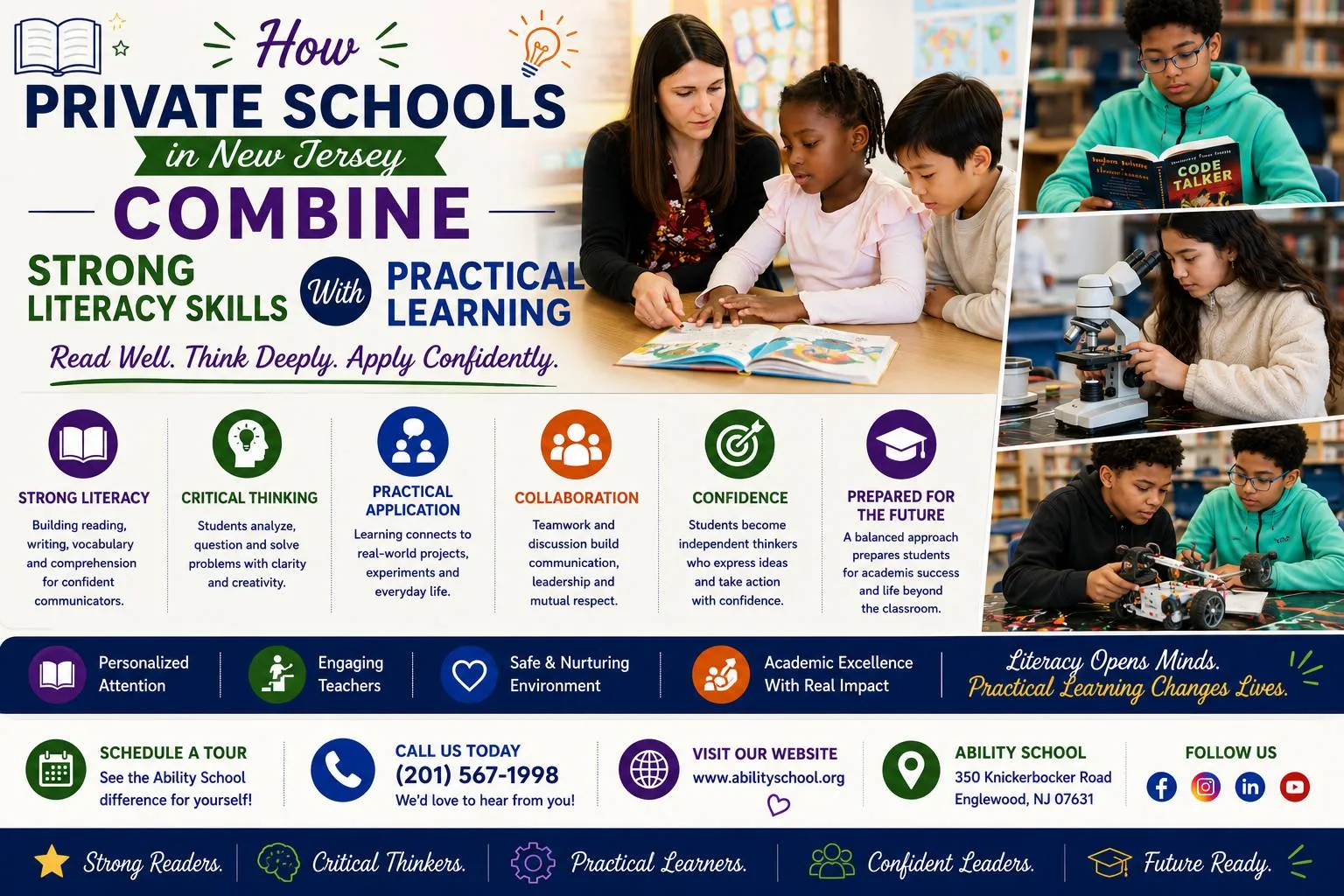 How Private Schools in New Jersey Combine Strong Literacy Skills With Practical Learning