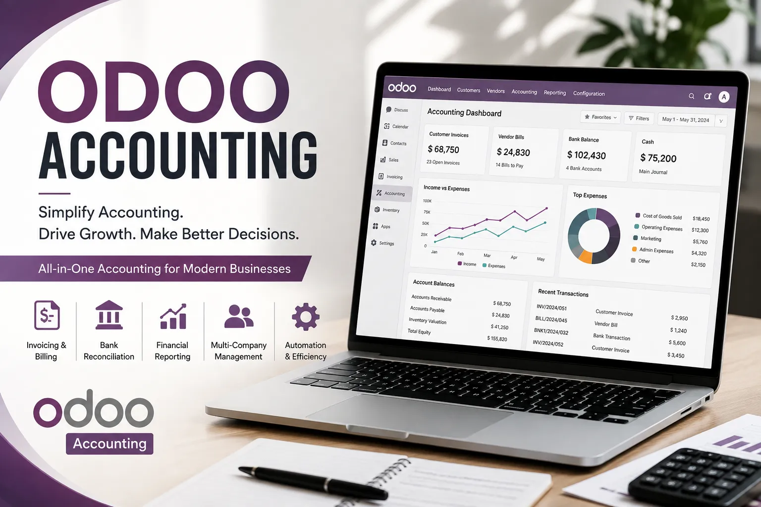 Odoo Accounting: How Businesses Can Simplify Financial Management and Scale Efficiently