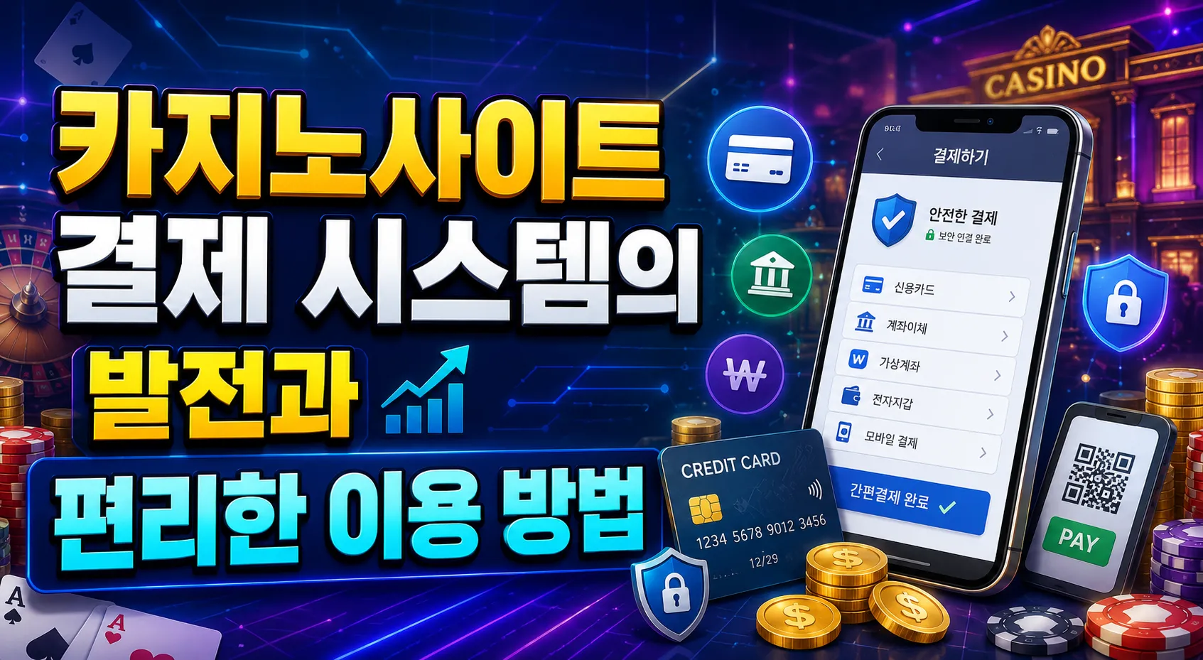 카지노사이트 결제 시스템의 발전과 편리한 이용 방법