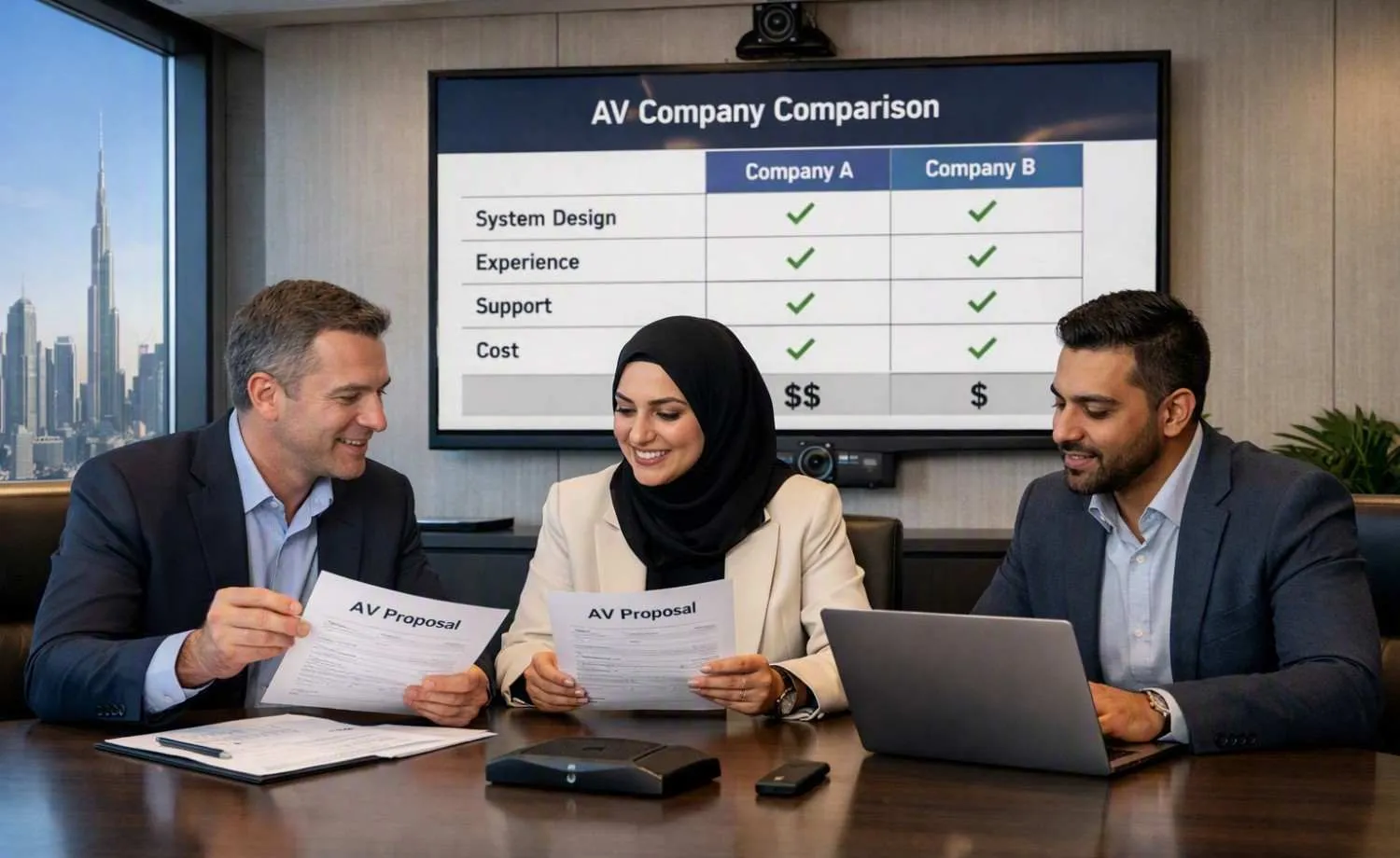 How Do You Compare AV Companies in Dubai for a Business Project Today?