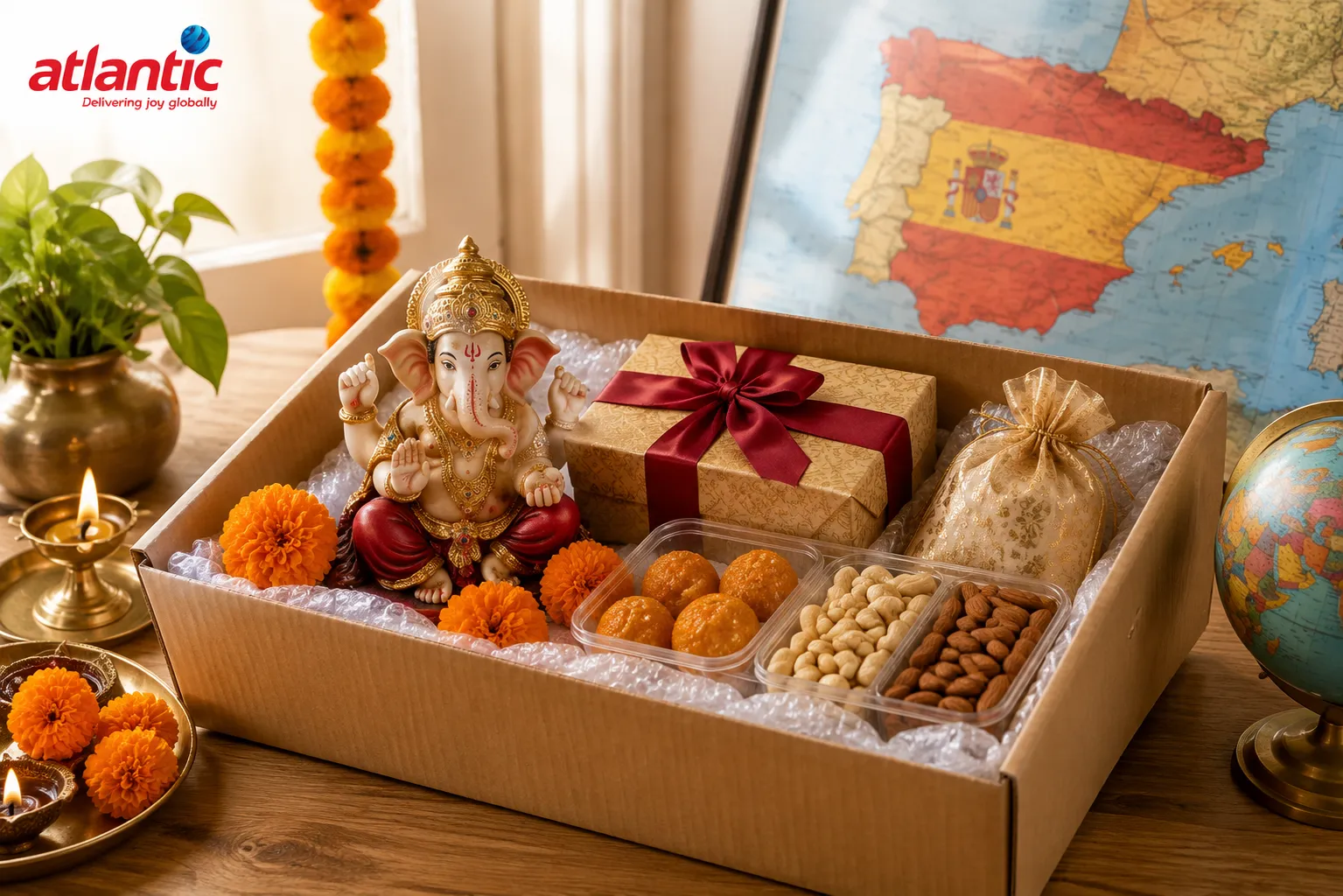 How Can I Send Ganesh Chaturthi Gifts from India to Spain?