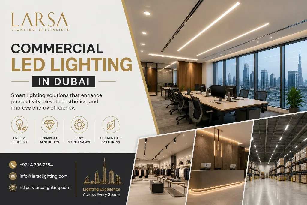 Best Commercial LED Lighting in Dubai for Modern Businesses