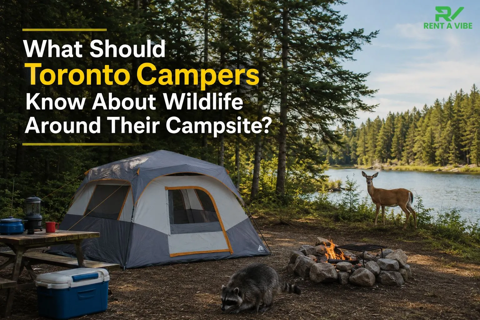 What Should Toronto Campers Know About Wildlife Around Their Campsite?