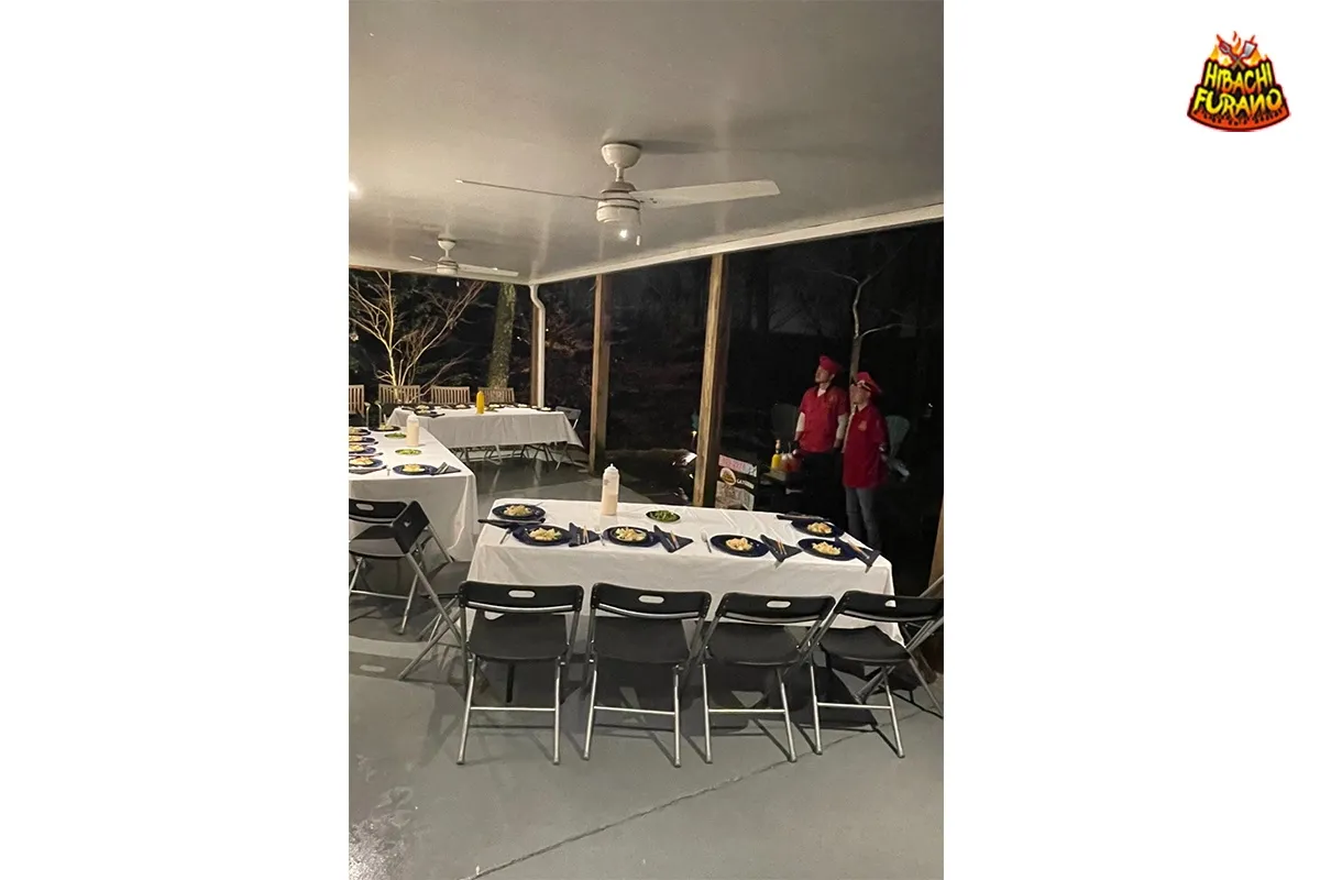 Hibachi Table and Chair Rentals