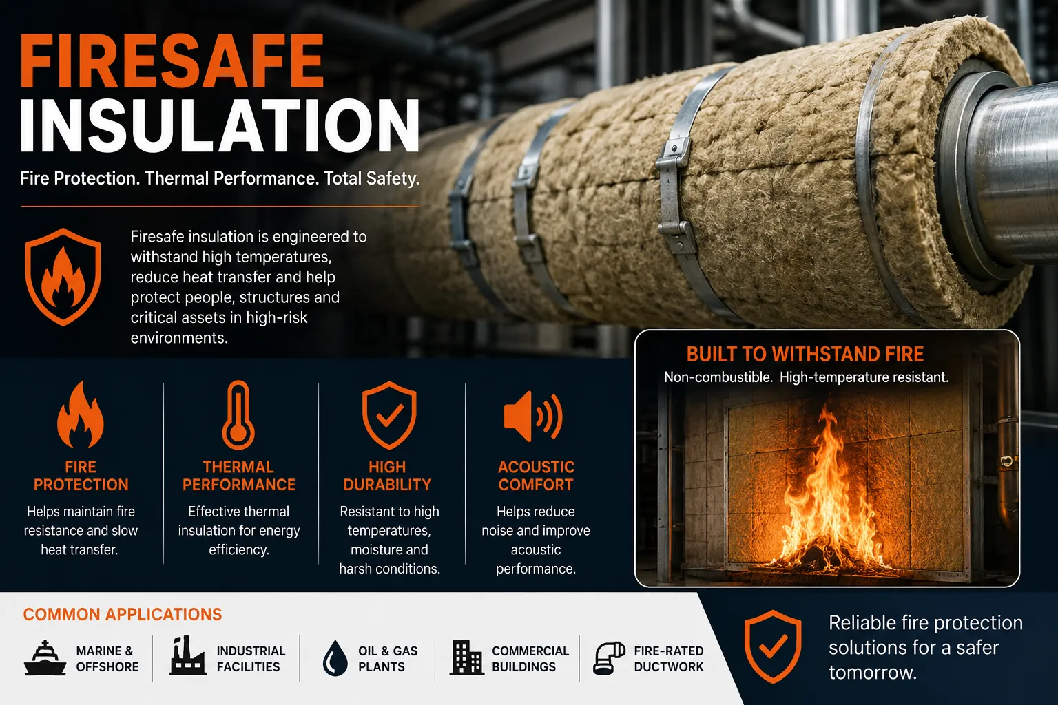 Firesafe Insulation: Fire Protection & Thermal Performance