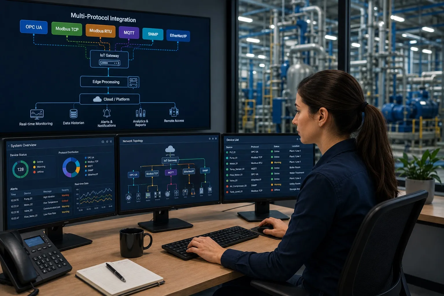 How Multi-Protocol Integration Works in Industrial IoT Monitoring Systems