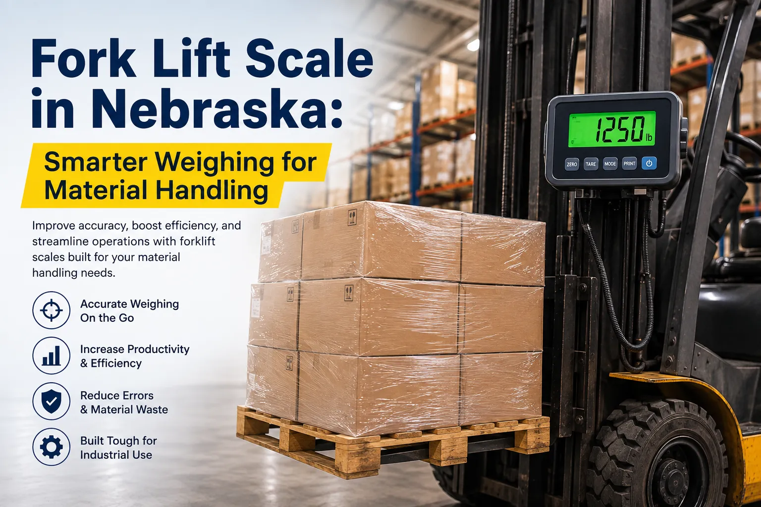 Fork Lift Scale in Nebraska: Smarter Weighing for Material Handling