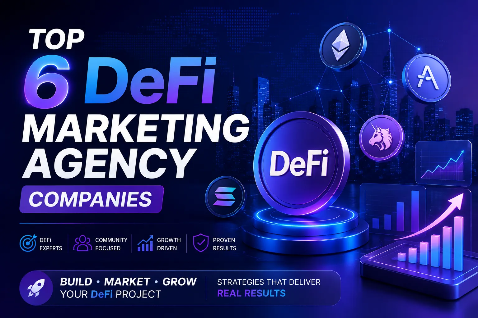 Top 6 DeFi Marketing Agency Companies