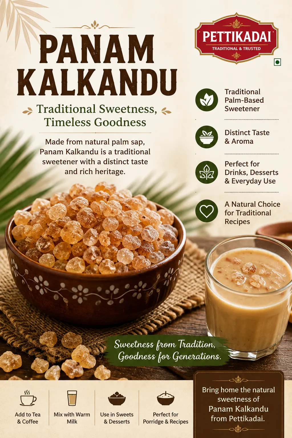 Panam Kalkandu: Discover the Traditional Taste of Palm Candy