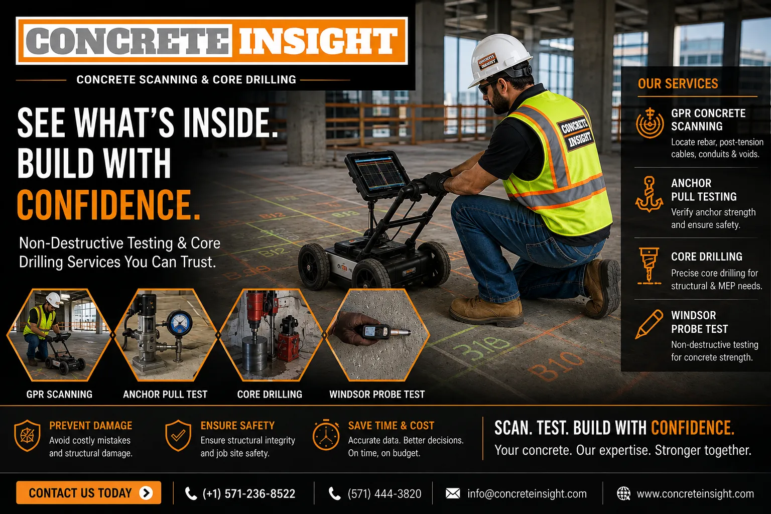 Planning a Core Drill Service? What GPR for Concrete Scanning Adds to the Budget and Timeline