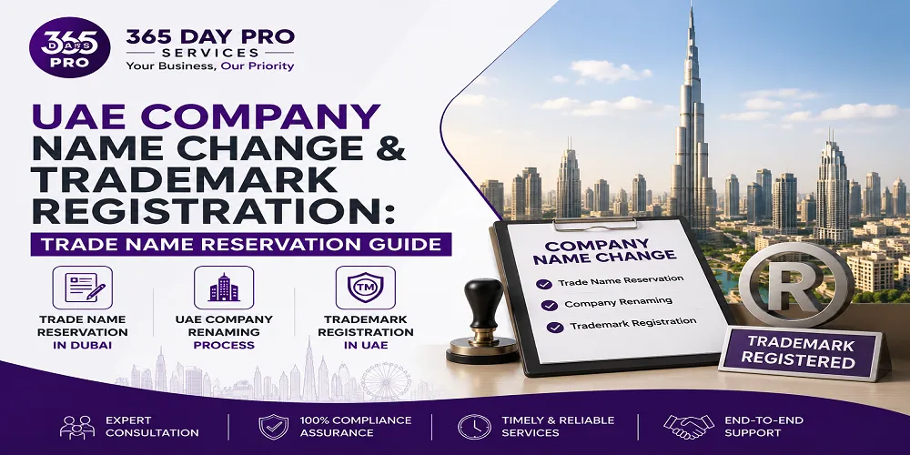 UAE Company Name Change & Trademark Registration: Trade Name Reservation Guide