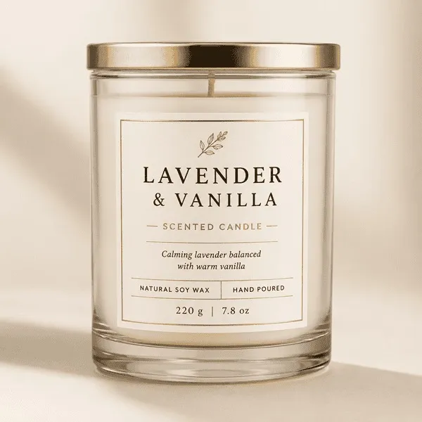 How Candle Labels Can Help a Handmade Candle Brand Stand Out