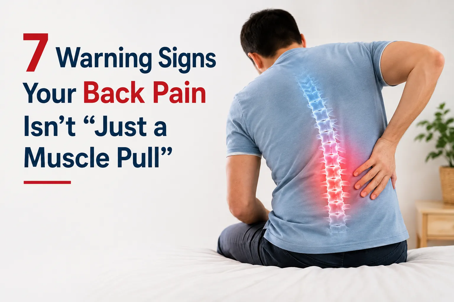 Warning Signs Your Back Pain Isn't "Just a Muscle Pull"