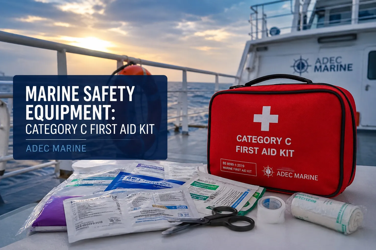 Marine Safety Equipment: Category C First Aid Kit | ADEC Marine