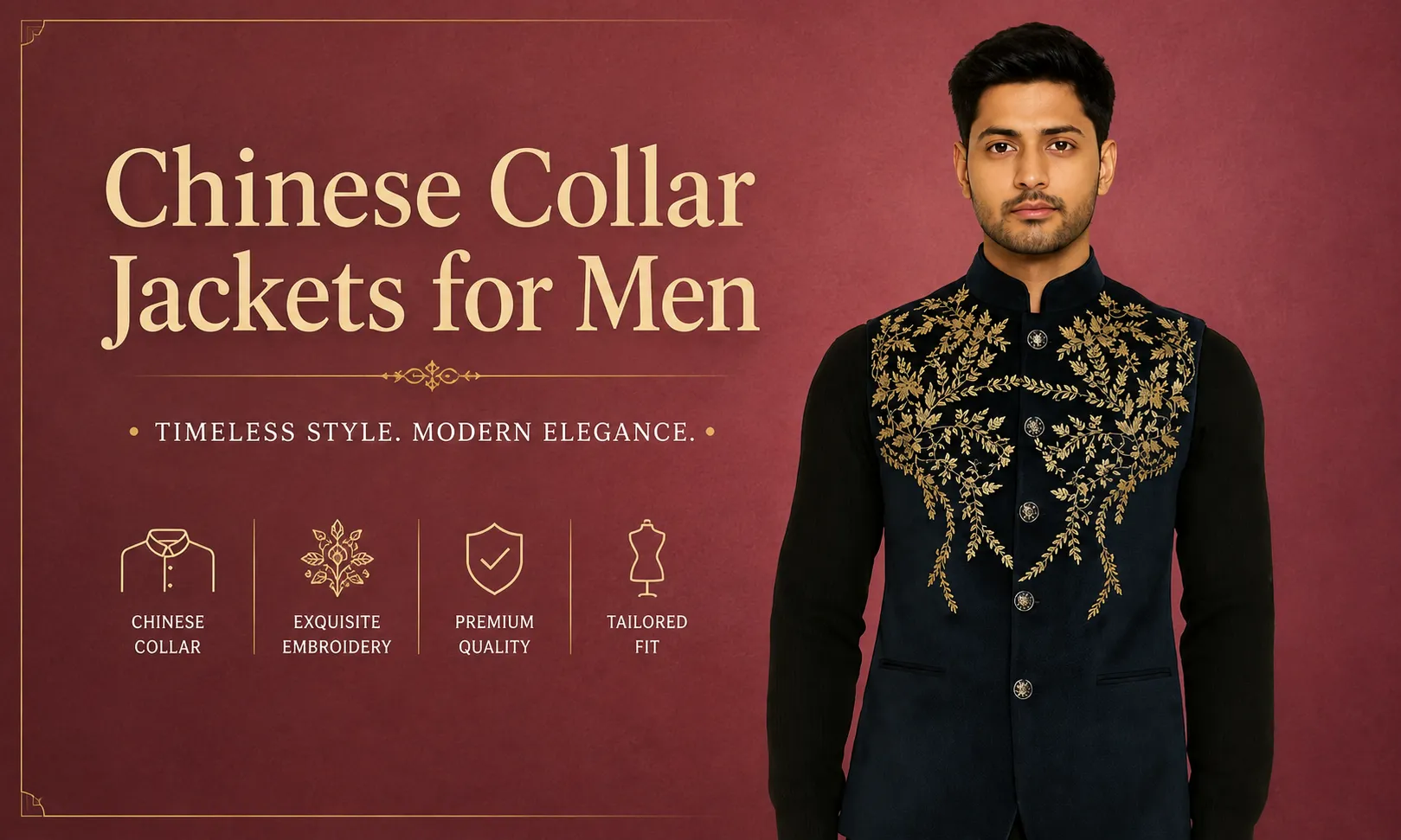 Chinese Collar Jackets for Men: Traditional Style with a Modern Twist