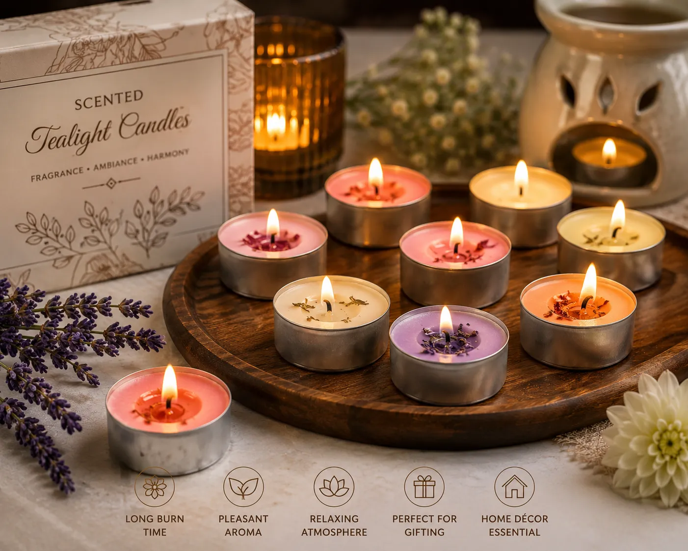 Scented Tealight Candles: Small Candles with a Beautiful Impact