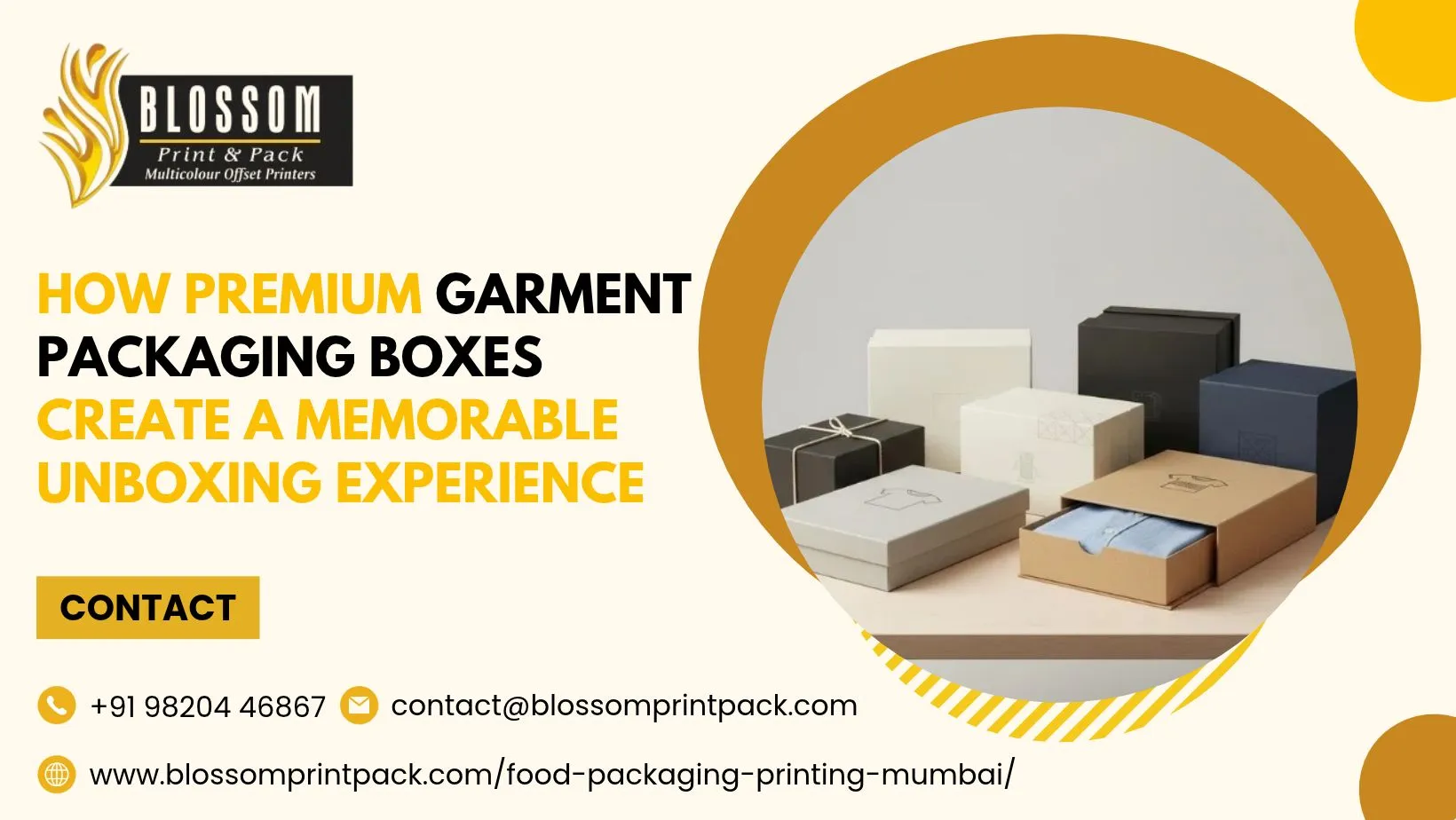 How Premium Garment Packaging Boxes Create a Memorable Unboxing Experience