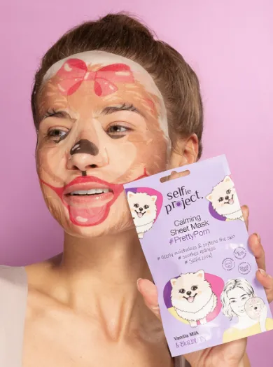 Pielęgnacja twarzy z wykorzystaniem animal sheet mask w domowych warunkach przy użyciu gotowych produktów kosmetycznych