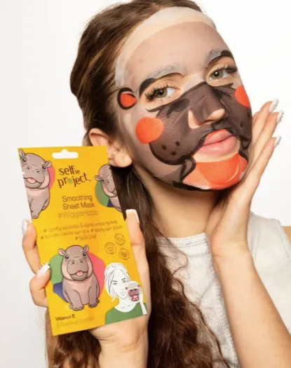 Pielęgnacja twarzy z wykorzystaniem animal sheet mask w domowych warunkach przy użyciu gotowych produktów kosmetycznych