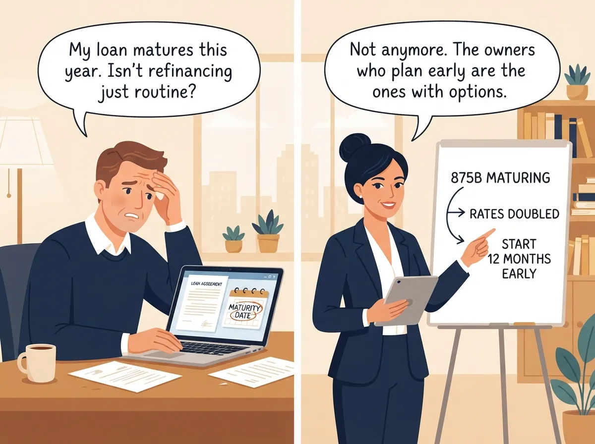 The 2026 Commercial Real Estate Maturity Wall: What Every Property Owner Needs to Know Before Refinancing