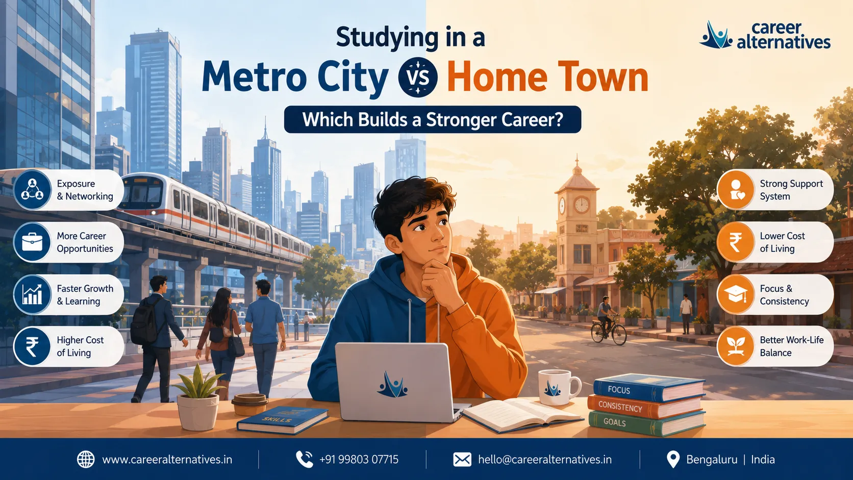 Studying in a Metro City vs Home Town — Which Builds a Stronger Career?