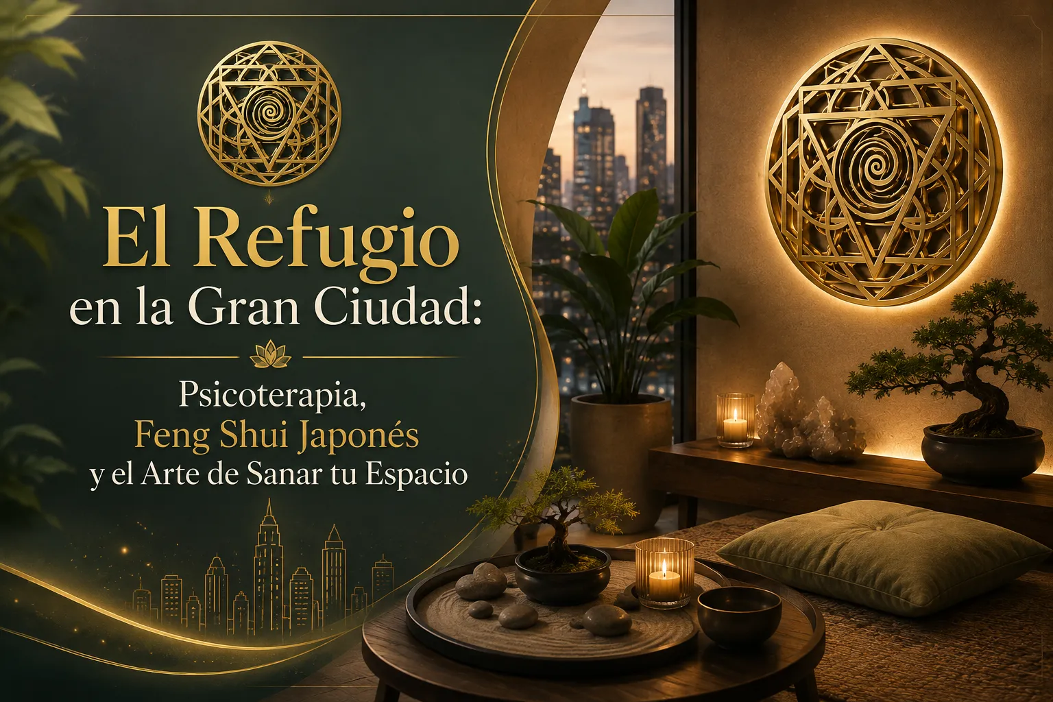 El Refugio en la Gran Ciudad: Psicoterapia, Feng Shui Japonés y el Arte de Sanar tu Espacio
