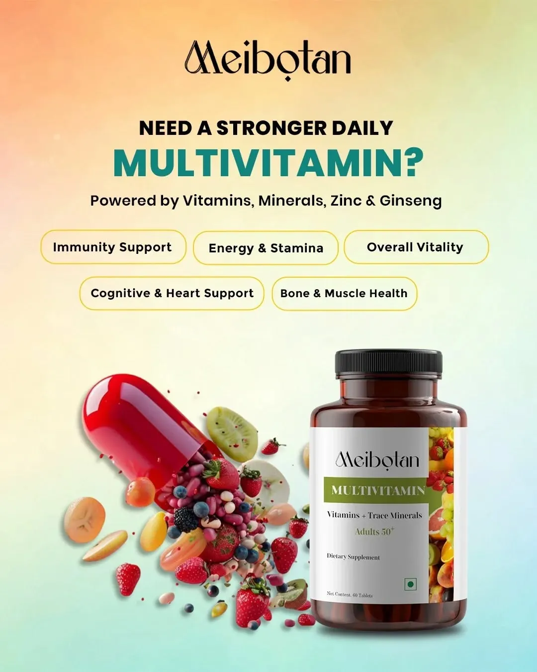 Best Multivitamin for Aging Adults: Key Features & Benefits