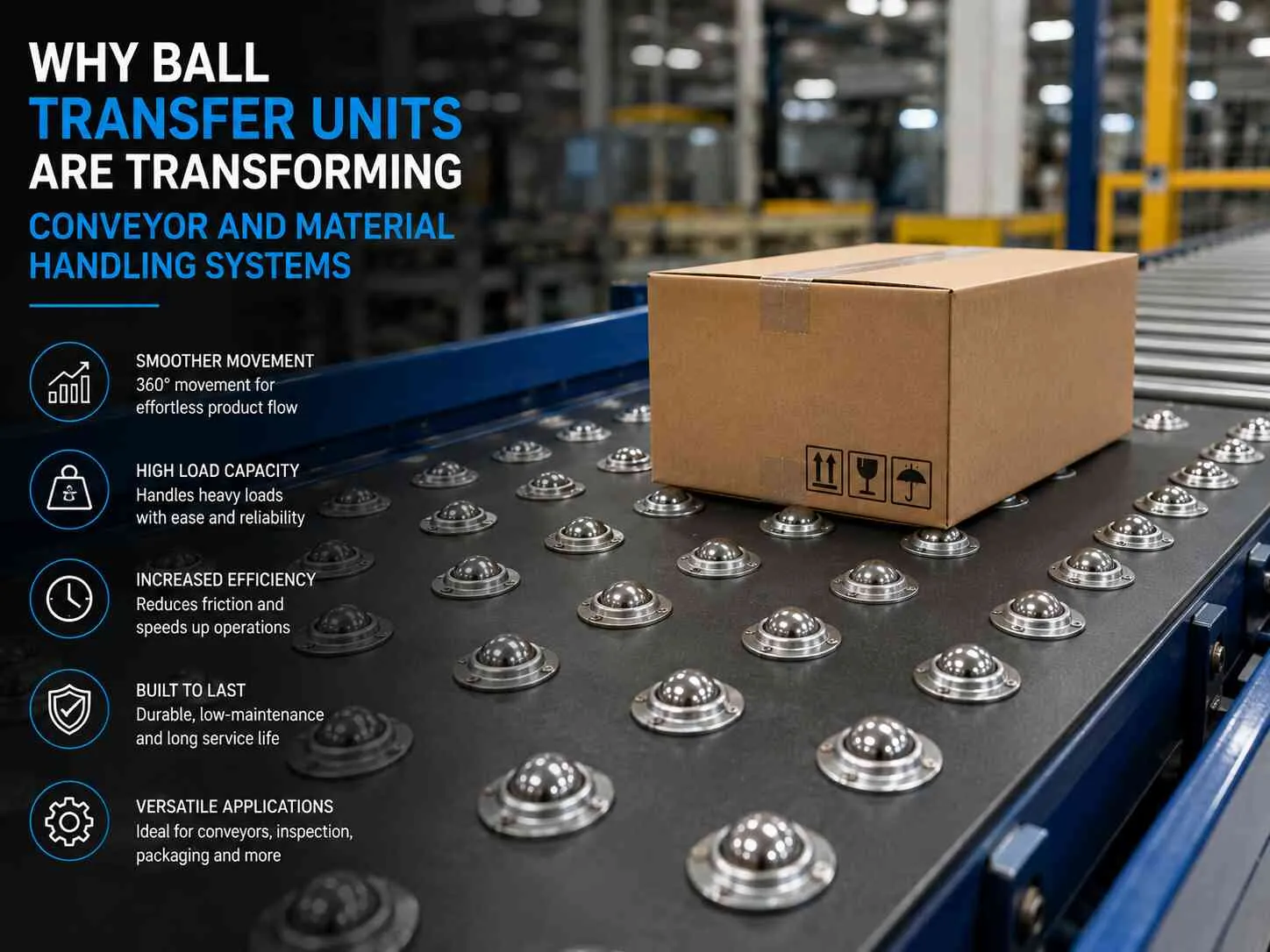 Why Ball Transfer Units Are Transforming Conveyor and Material Handling Systems
