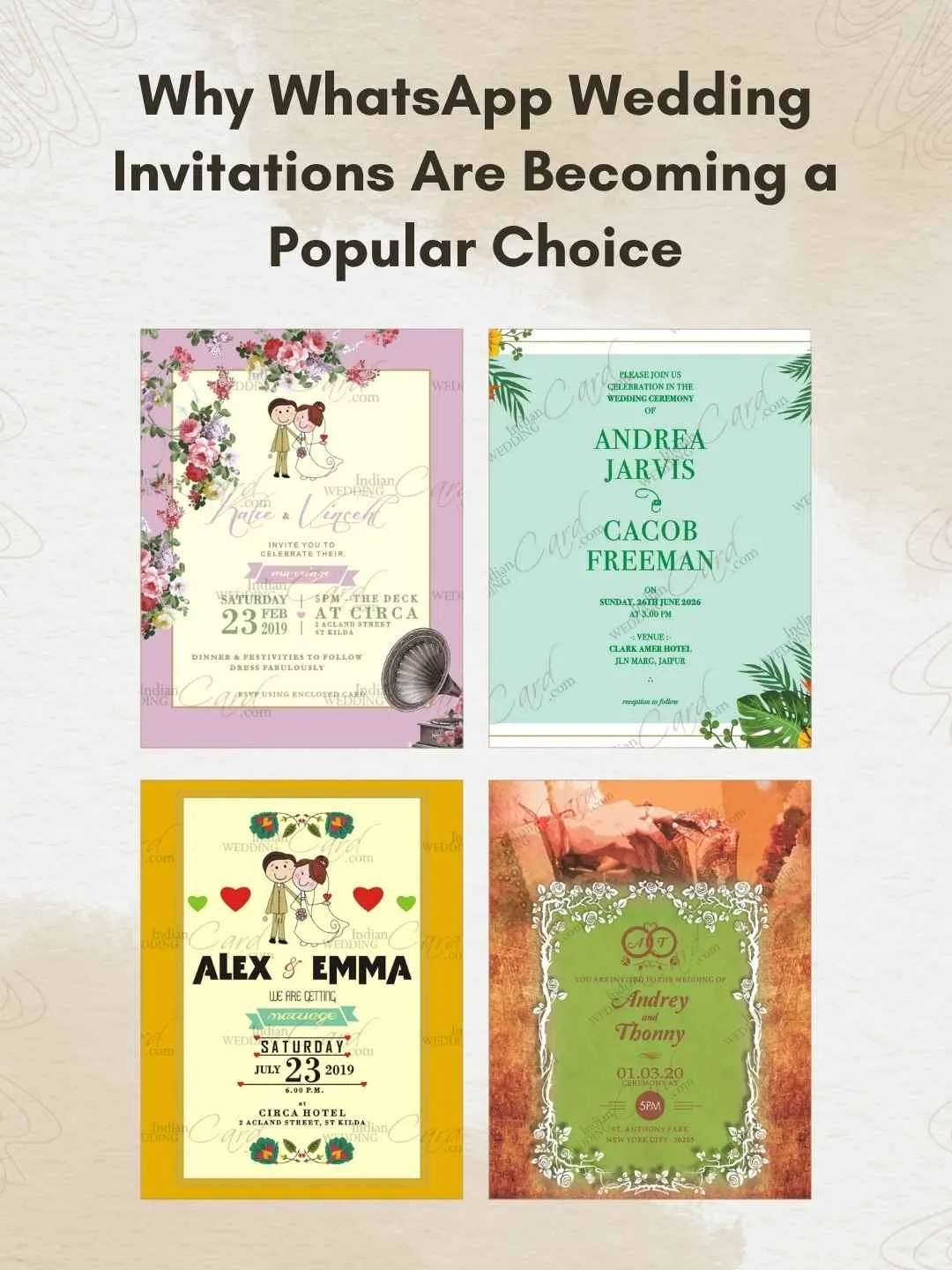 Why WhatsApp Wedding Invitations Are Becoming a Popular Choice