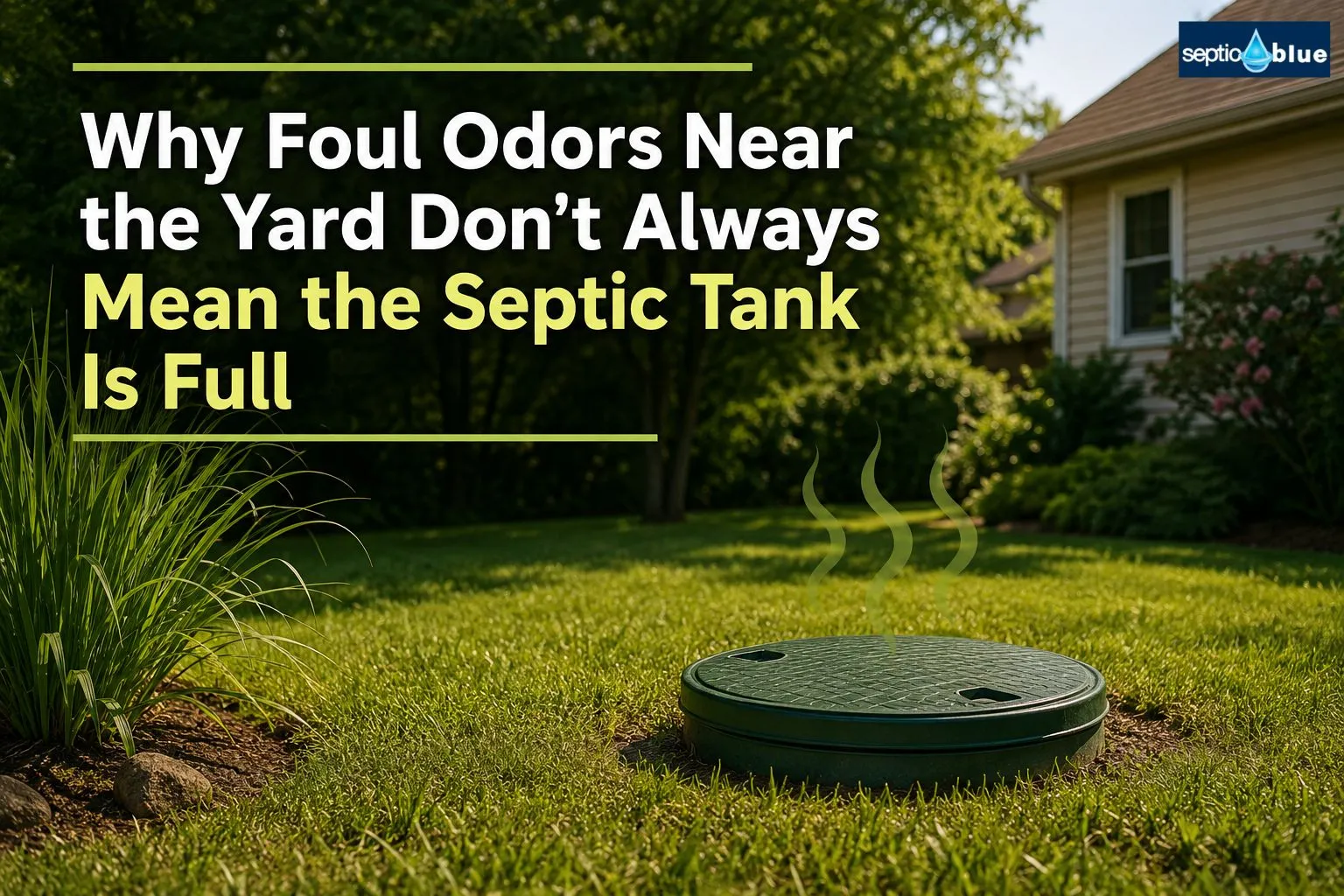 Why Foul Odors Near the Yard Don't Always Mean the Septic Tank Is Full