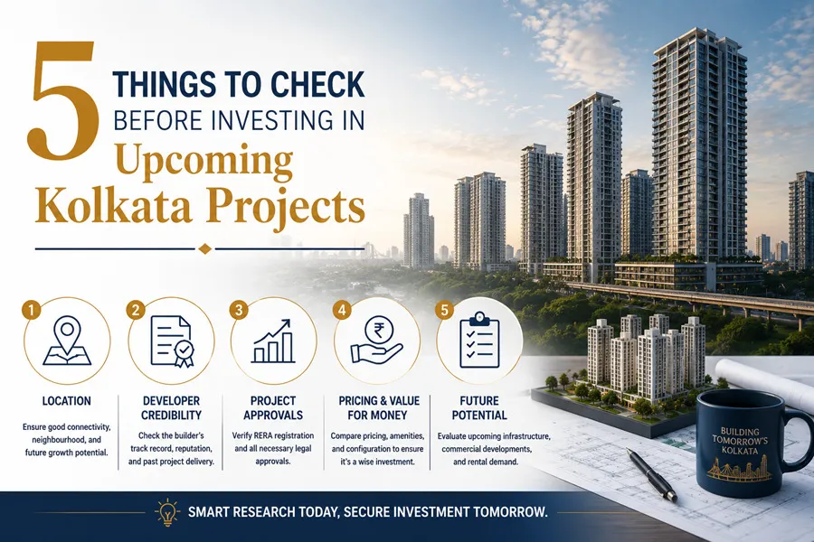 5 Things to Check Before Investing in Upcoming Kolkata Projects